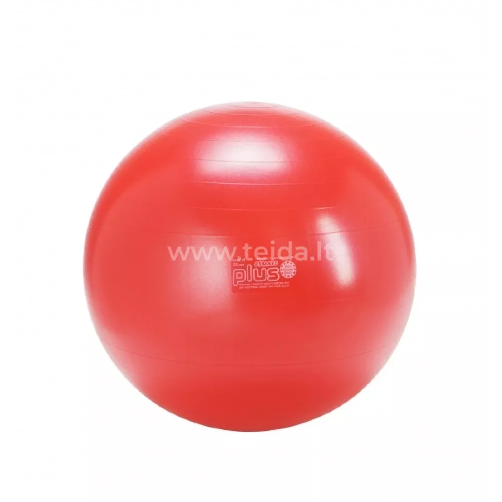 Gymnic Plus kamuolys 55 raudonas