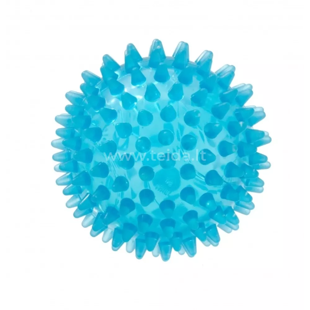 REFLEXBALL 9 cm masažo kamuoliukas su dygliukais, mėlynas