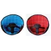 R82 Scallop sėdynė, dydis 2, raudona/mėlyna