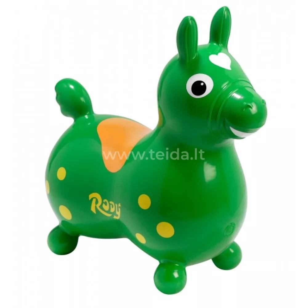 Gymnic© Rody pripučiamas arkliukas, žalias
