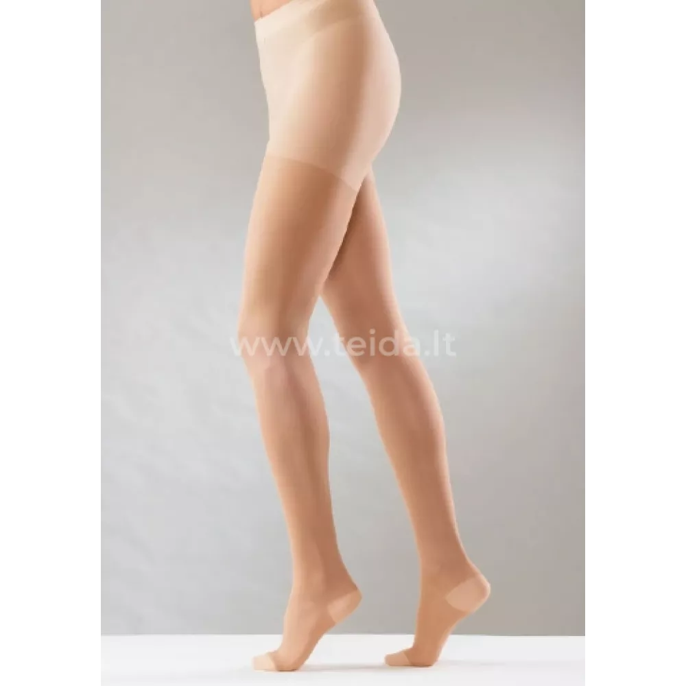 Moteriškos kompresinės pėdkelnės, profilaktinė kompresija, kūno spalvos, dydis S