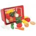 Žaislinis pirkinių krepšys su daržovėmis