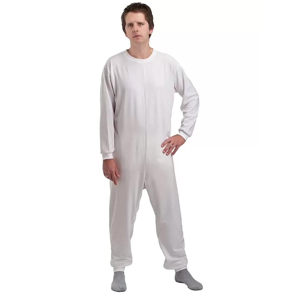 Geriatrinė pižama su 1 užtruktuku, ilgos rankovės, M dydis