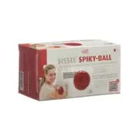 SISSEL® Spiky Ball masažo kamuoliukai, raudona spalva, 2vnt