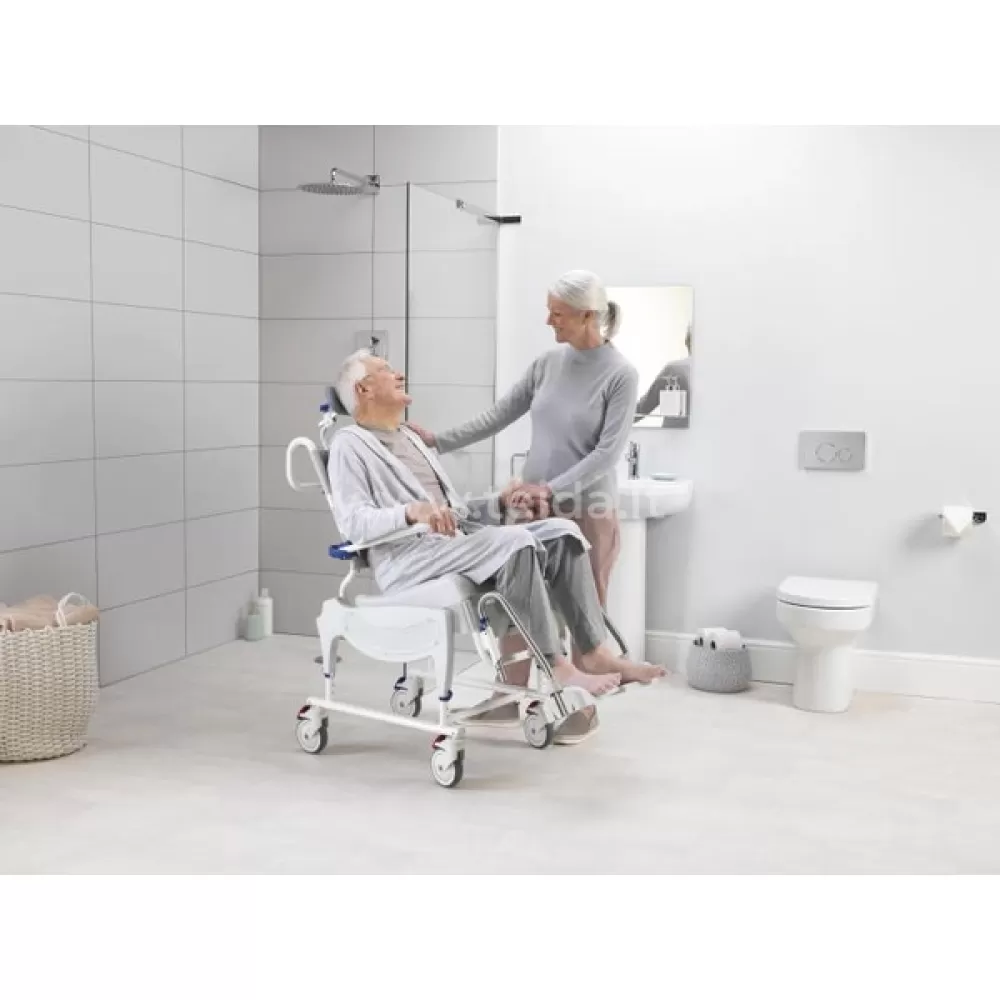 Dušo vežimėlis, atlenkiamas INVACARE Aquatec Dual VIP Ergo