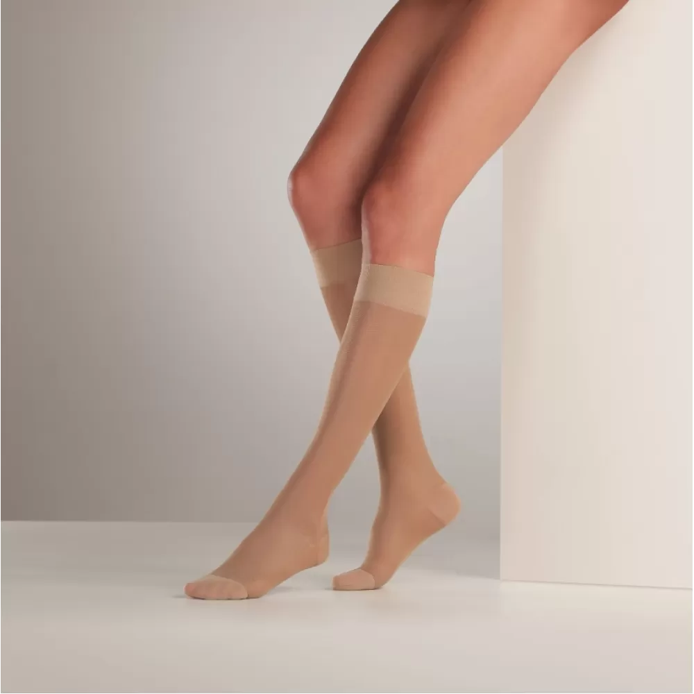 Moteriškos kompresinės kojinės, kūno spalvos, dydis S/M