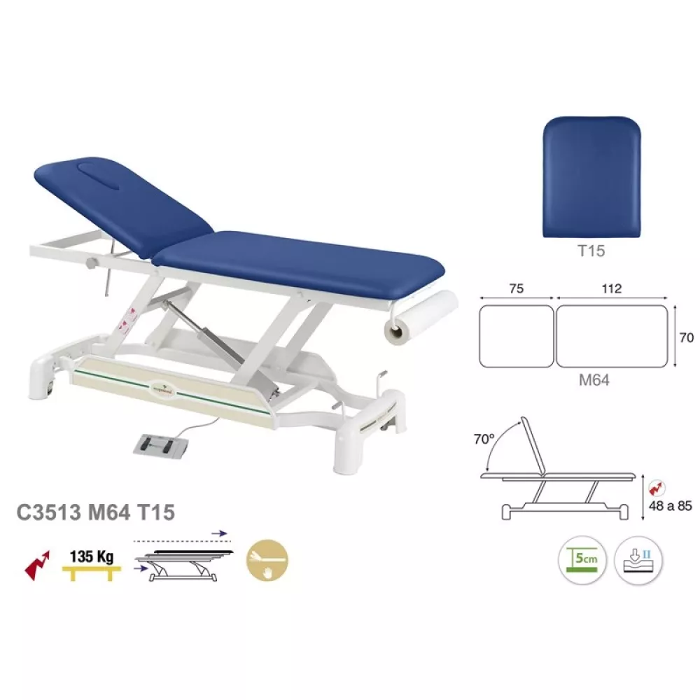 Elektrinis 2-jų dalių masažo (terapinis) stalas C3513