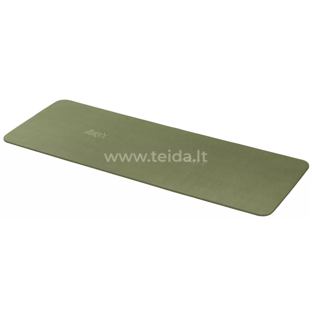 Airex mankštos kilimėlis Heritage 1900x600 mm, 8 mm, olive  su neperšlampamu krepšiu